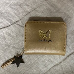 Just for You Tan Wallet with Star Charm